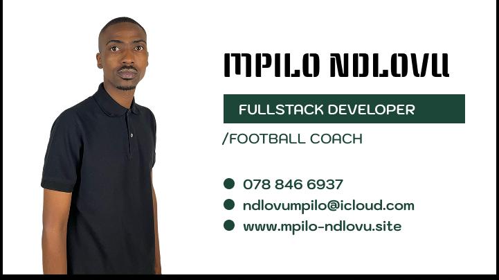 Mpilo Ndlovu Contact Card